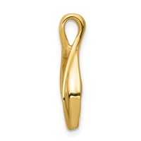 14K Yellow Gold Polished Chain Slide view 2