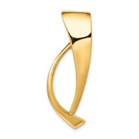 14K Polished Slide Fits Up to 8mm Regular Fancy Reversible Omega view 1