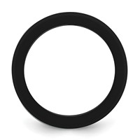 Silicone Black Band with Removable Grey Center 8mm view 2