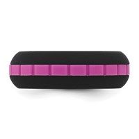 Silicone Black Band with Pink Grooved Center 7.50mm view 3