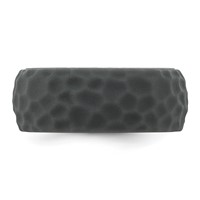 Silicone Dark Grey 8.50mm Hammered Band view 3