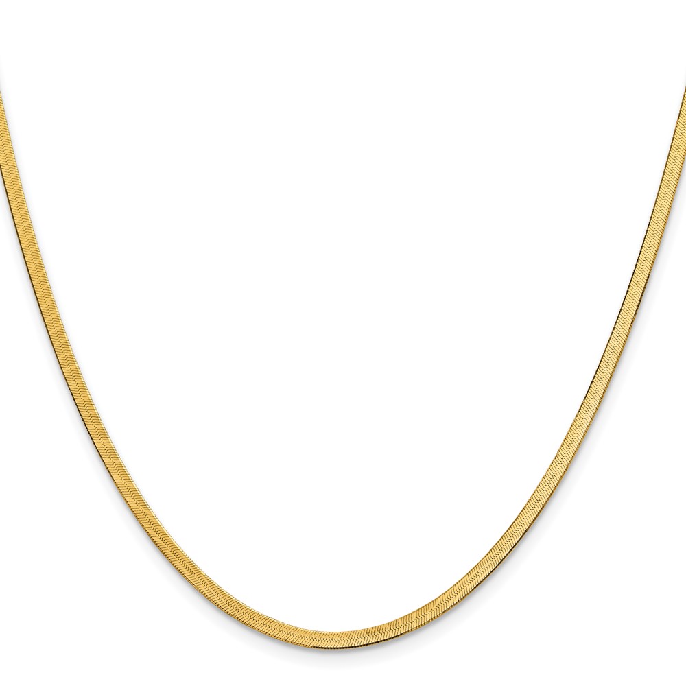 14k 2.5mm Silky Herringbone Chain (SLK020-20)