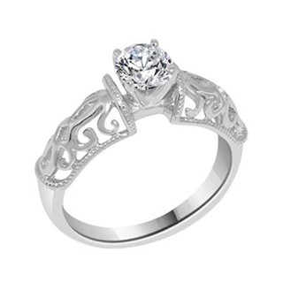 14KW SOLITAIRE ENGAGEMENT RING MOUNTING