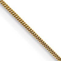 14K 16 Inch .65mm Round Snake with Lobster Clasp Chain view 1