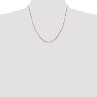 14K 1.1mm Yellow Gold Round Snake Chain with Lobster Clasp, 20" view 4
