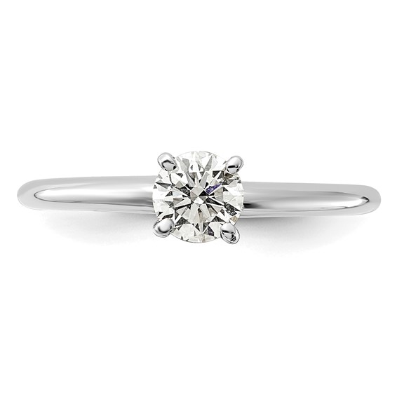 14kw 5mm ROUND Solitaire Mounting Sz 10