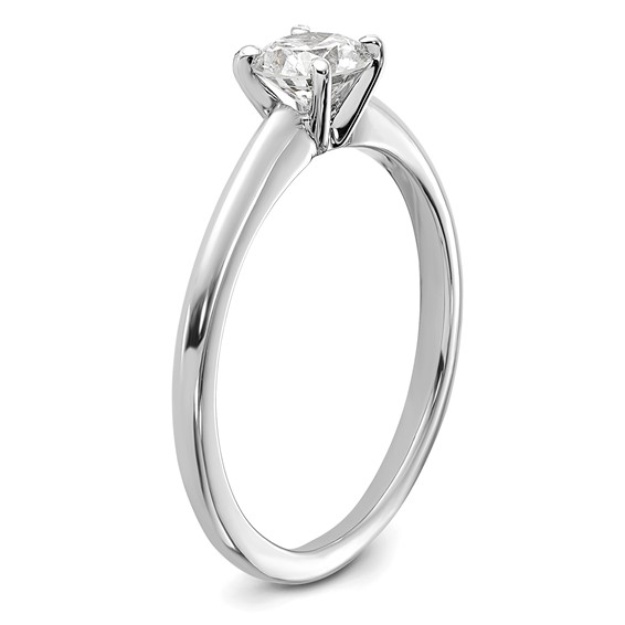 14kw 5mm ROUND Solitaire Mounting Sz 10