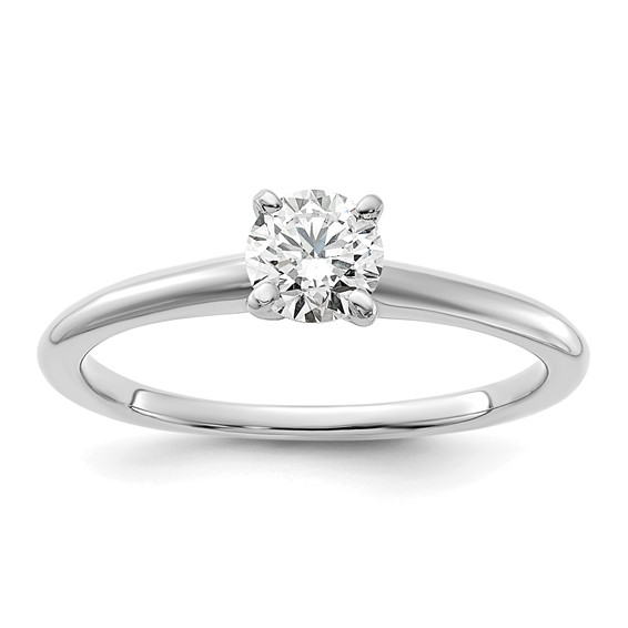 14kw 5mm ROUND Solitaire Mounting Sz 10