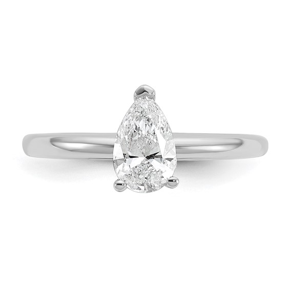 14kw 7x5mm PEAR Solitaire Mounting Sz 10