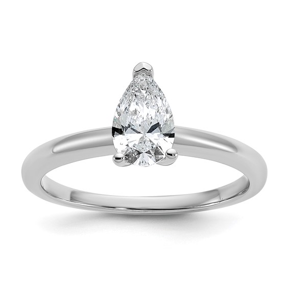 14kw 7x5mm PEAR Solitaire Mounting Sz 10