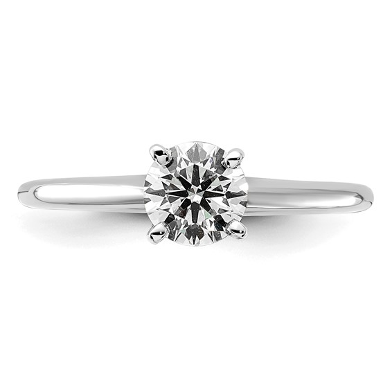 14kw 6mm ROUND Solitaire Mounting Sz 10