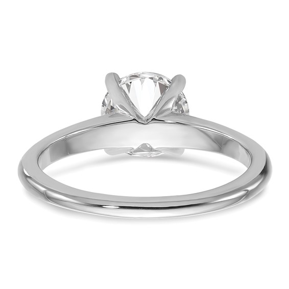 14kw 7mm ROUND Solitaire Mounting Sz 10