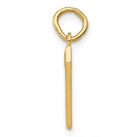 14K Yellow Gold Small Polished Number 7 Charm view 2