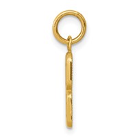 14K Yellow Gold Small Polished Number 8 Charm view 2