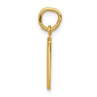 14K Yellow Gold Small Polished Number 9 Charm view 2