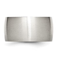 Chisel Stainless Steel Brushed 12mm Half Round Band view 3