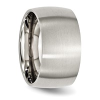 Chisel Stainless Steel Brushed 12mm Half Round Band view 4