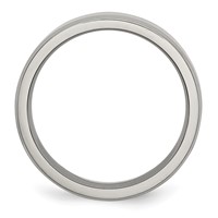 Chisel Stainless Steel Polished 6mm Beveled Edge Band view 2
