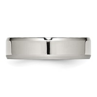 Chisel Stainless Steel Polished 6mm Beveled Edge Band view 3