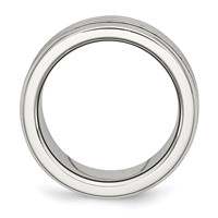 Stainless Steel Multirow 13mm CZ Ring view 2