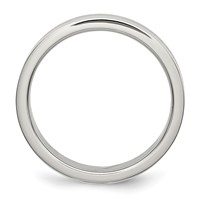 Stainless Steel 4mm Brushed & Polished Band view 2