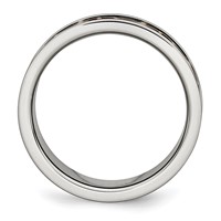 Stainless Steel Brown IP-plated Crosses Ring view 2