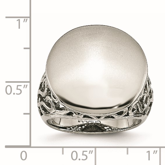 Stainless Steel Polished Circle Ring