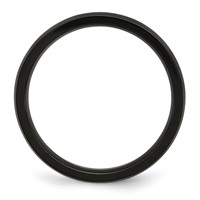 Chisel Stainless Steel Brushed Black IP-plated 4mm Band view 2