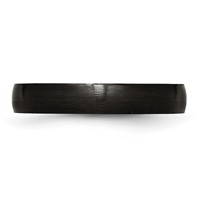 Chisel Stainless Steel Brushed Black IP-plated 4mm Band view 3