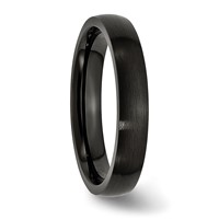 Chisel Stainless Steel Brushed Black IP-plated 4mm Band view 4