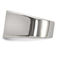 Stainless Steel Polished Signet Ring view 4
