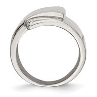Stainless Steel Polished Fancy Ring view 2