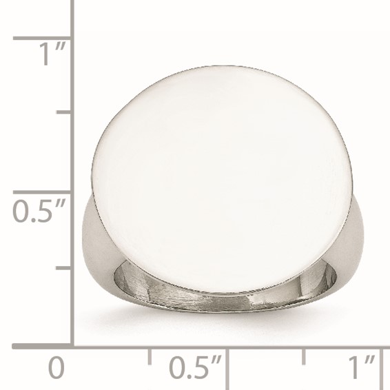 Stainless Steel Polished Circle Ring
