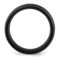 Stainless Steel Polished Black IP-plated 12mm Band view 2