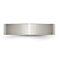 Chisel Stainless Steel Brushed 5mm Flat Band view 3