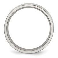 Chisel Stainless Steel Brushed 6mm Flat Band view 2