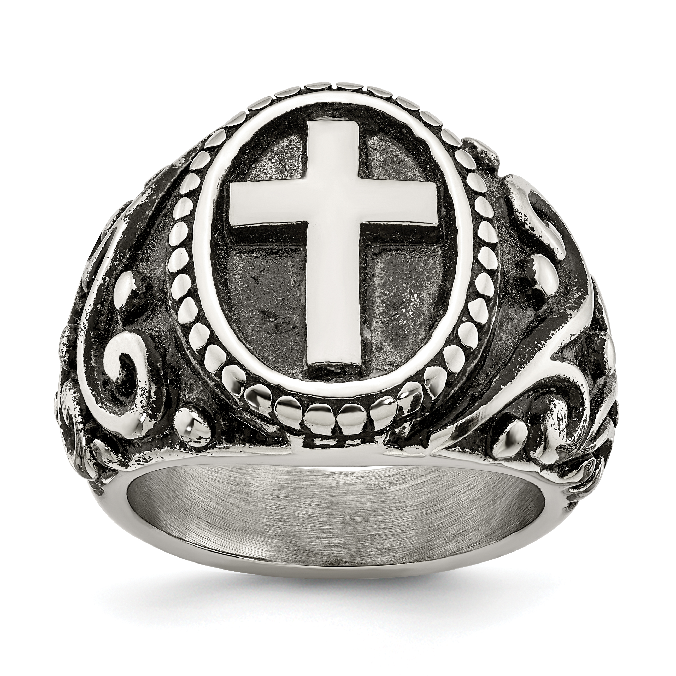 Bridal Wedding Bands Decorative Bands Titanium Polished Grooved Ring Size 6
