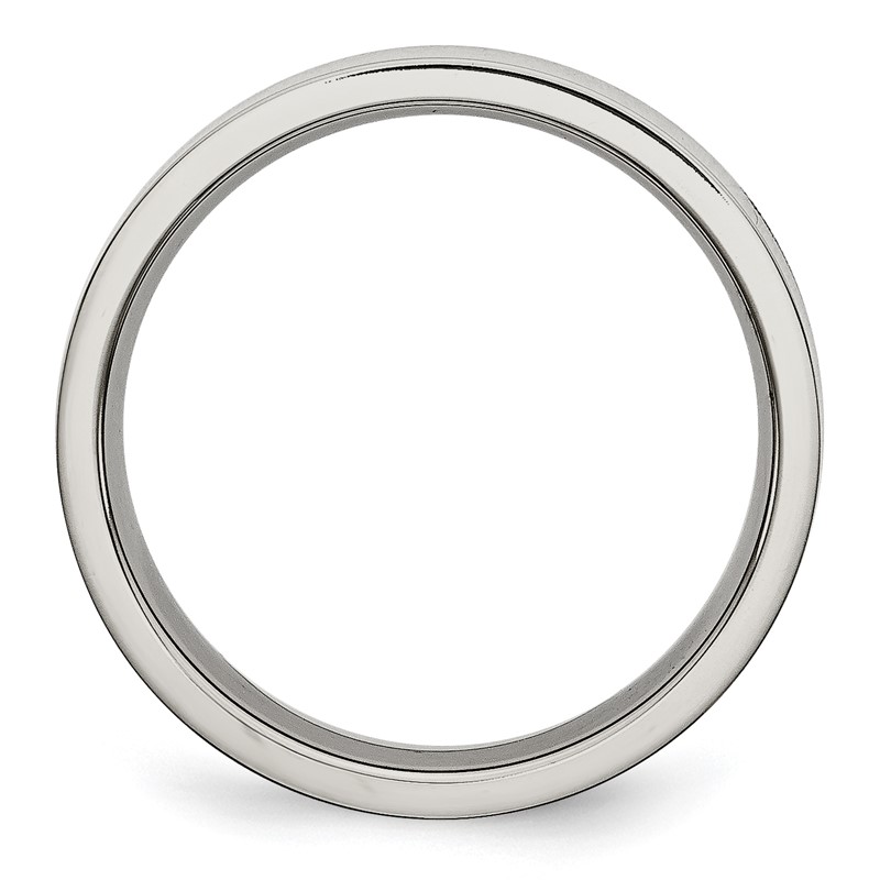 Chisel Stainless Steel Polished 5mm Flat Band