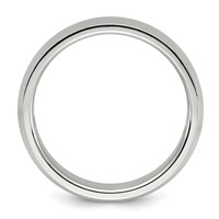 Chisel Stainless Steel Polished and Textured 6mm Band view 2