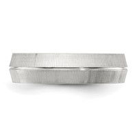 Chisel Stainless Steel Polished and Textured 6mm Band view 3
