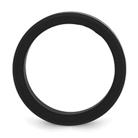 Chisel Stainless Steel Brushed Black Silicone Center 8mm Band view 2