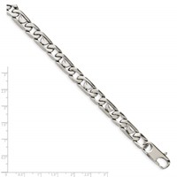 Chisel Stainless Steel Polished Fancy Link Bracelet, 8.5" view 5