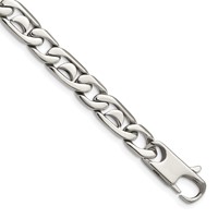 Chisel Stainless Steel Polished Fancy Link Bracelet, 8.5" view 1