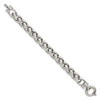Chisel Stainless Steel Polished Fancy Link Bracelet - 8in view 3