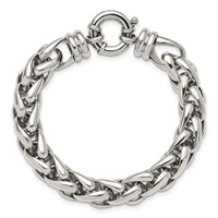 Chisel Stainless Steel Polished Fancy Link Bracelet - 8in view 4
