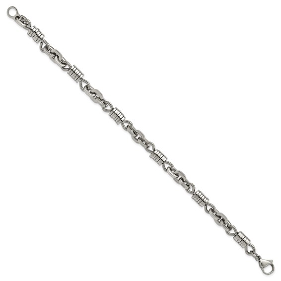 Chisel Stainless Steel Polished 9 inch Bracelet