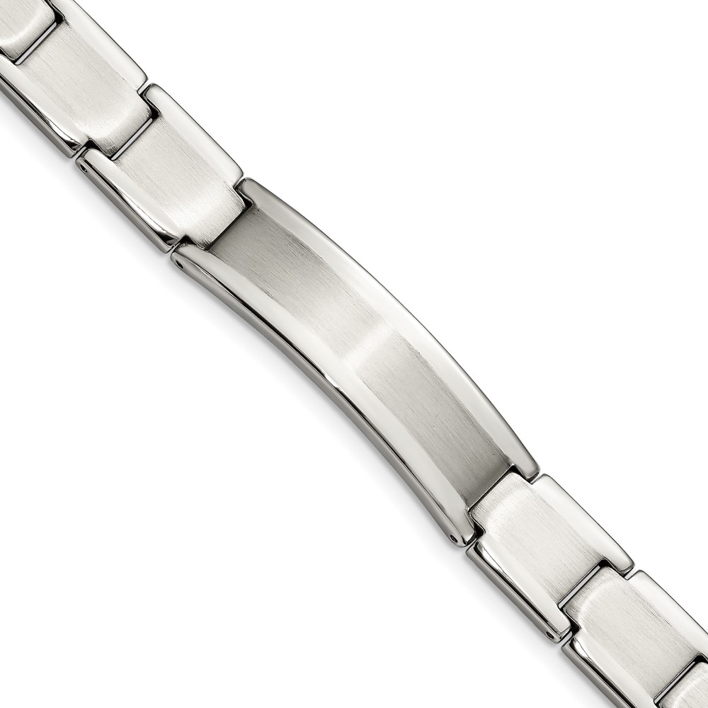 Stainless Steel Brushed and Polished 8.25in ID Bracelet