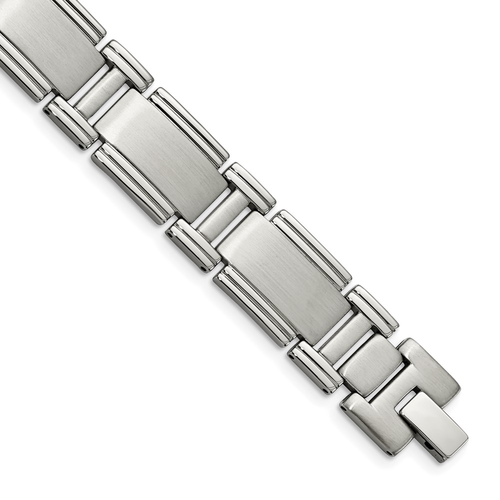 Stainless Steel Brushed and Polished 8.75in Bracelet