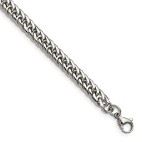 Chisel Stainless Steel Polished Double Curb Chain Bracelet - 9in view 1