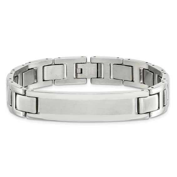 Chisel Stainless Steel Brushed and Polished 8.25 inch ID Bracelet